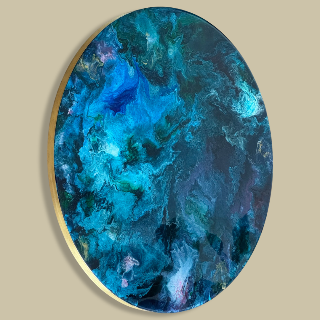 Epoxy schilderij - FANTASY - Ø60 cm