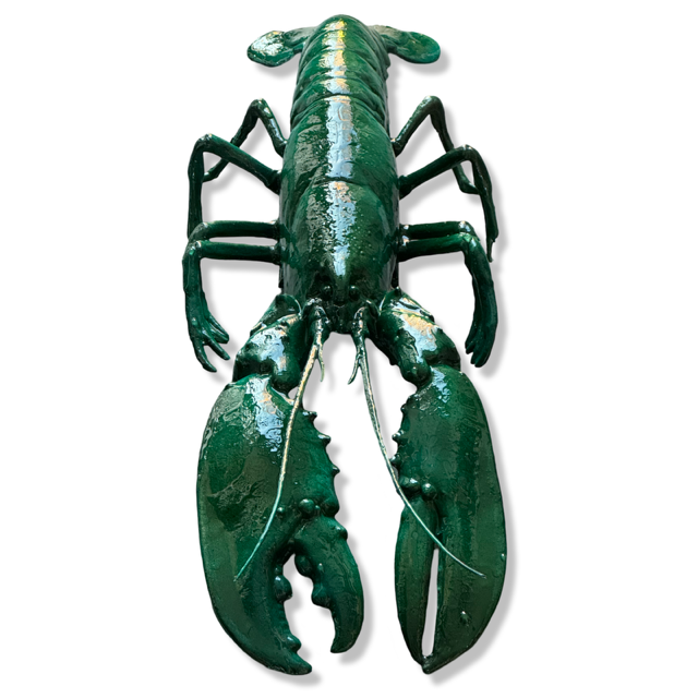 Kreeft muur decoratie zeegroen