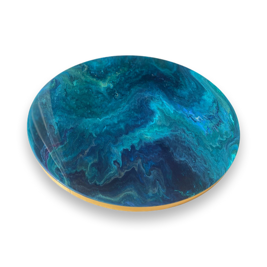 Epoxy schilderij - LIFEFLOW - Ø60 cm