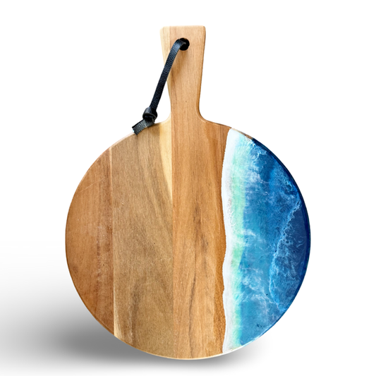 Luxe ronde borrelplank -40x30 - Ocean