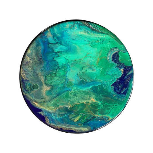 ISLANDS - epoxy bijzettafel - Ø35 cm