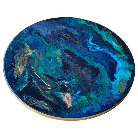 Epoxy schilderij - UNIVERSE - Ø60 cm