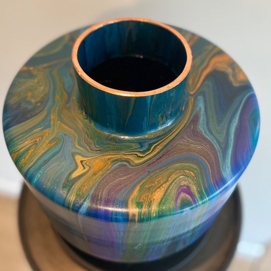 Handgeschilderde vaas no 101