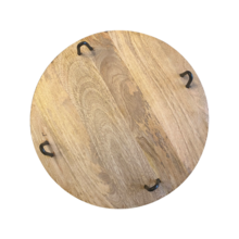 Epoxy borrelplank Ø39 cm Glamour bordeaux/wit/goud