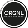 Onder de merknaam ORGNL Art Design brengt kunstenares Anoek Goede Hovestad haar kleurrijke creaties onder de aandacht bij liefhebbers van kunst en design.