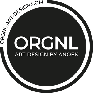 Onder de merknaam ORGNL Art Design brengt kunstenares Anoek Goede Hovestad haar kleurrijke creaties onder de aandacht bij liefhebbers van kunst en design.