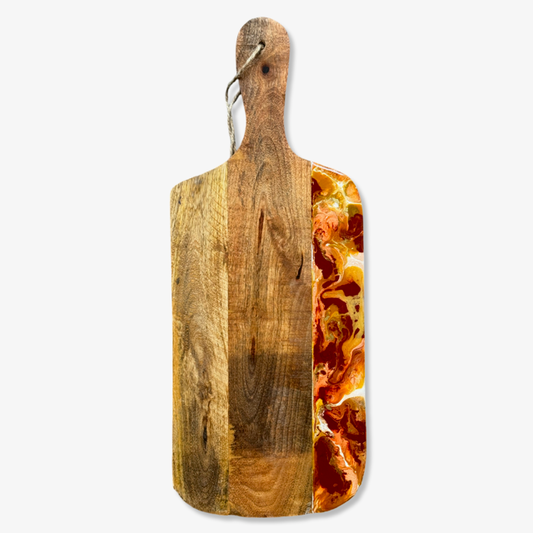 Borrelplank epoxy- Pumpkin spice 1