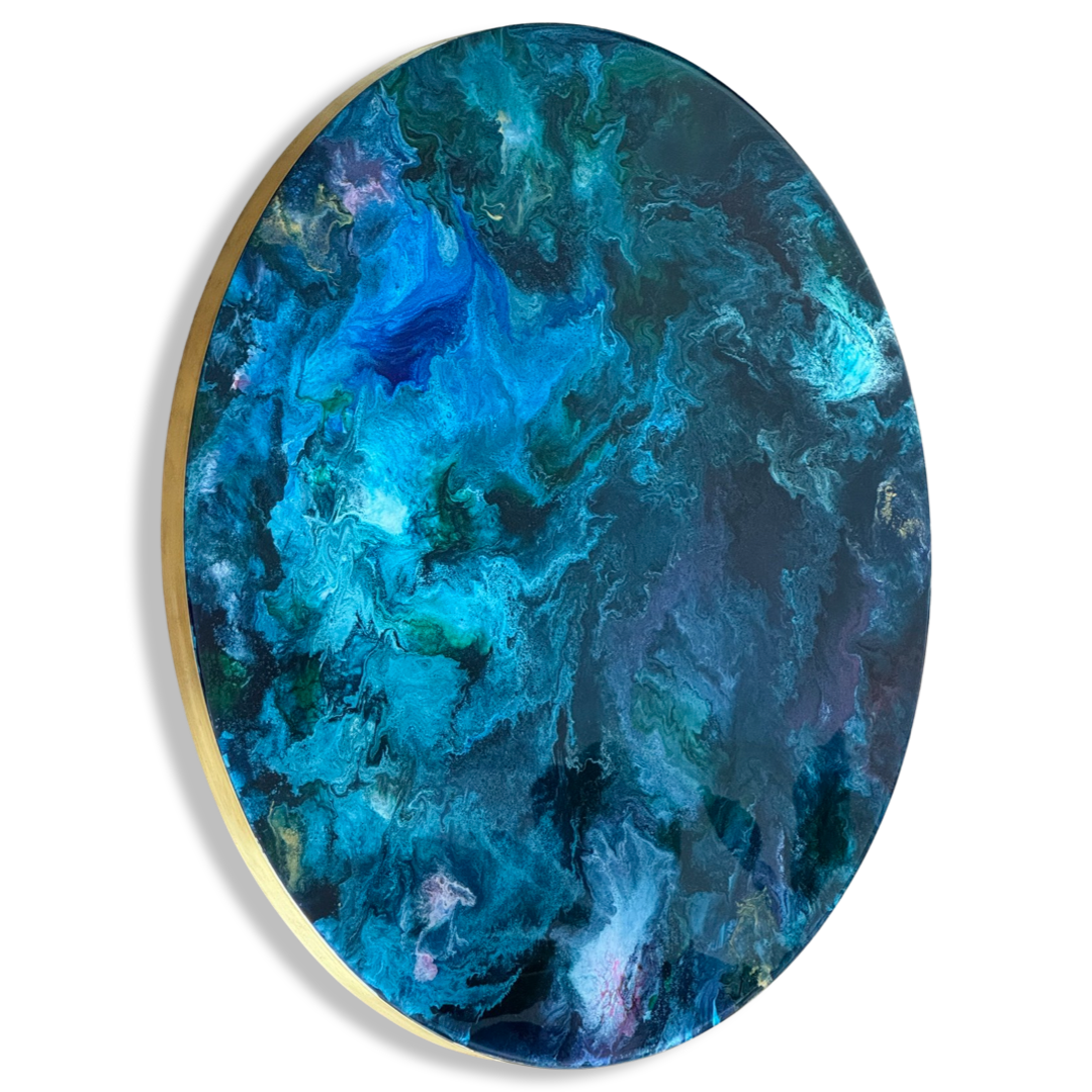 Epoxy schilderij - FANTASY - Ø60 cm