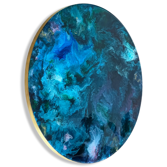 Epoxy schilderij - FANTASY - Ø60 cm