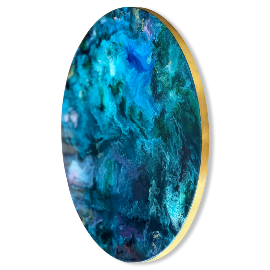 Epoxy schilderij - FANTASY - Ø60 cm