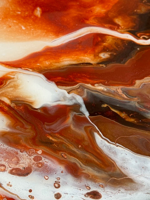 Epoxy bijzettafel 50x38,5cm