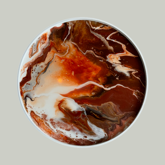 Epoxy bijzettafel 50x38,5cm