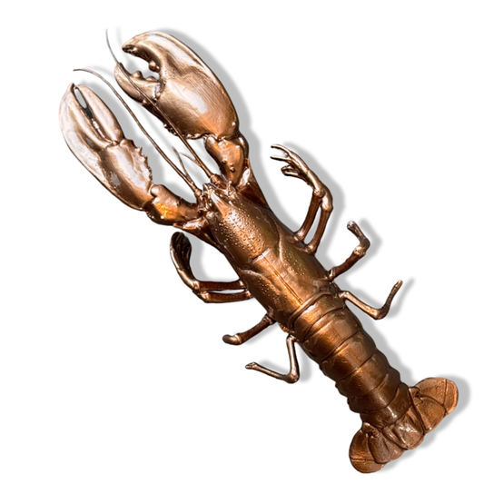 Kreeft decoratie Copper Metallic
