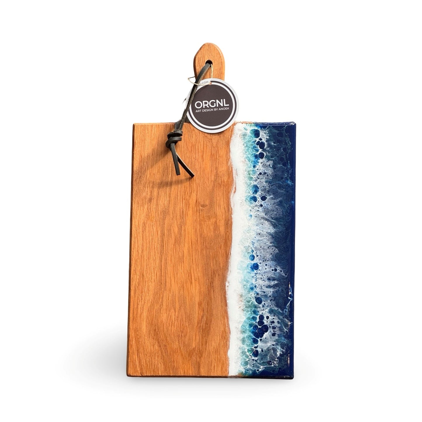 Luxe eikenhouten borrelplank Ocean- 40 cm