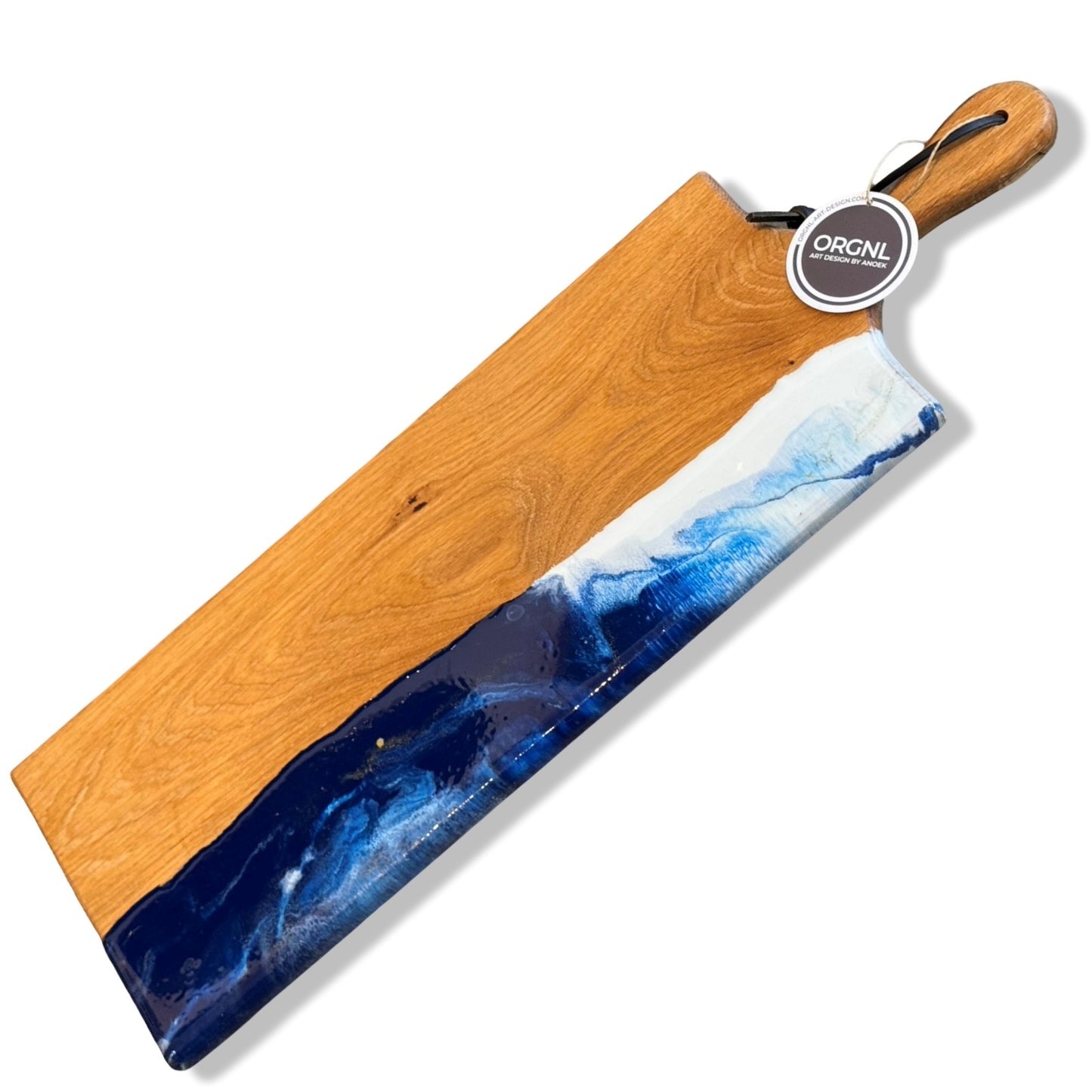 Luxe borrelplank Delftsblauw - 60 cm
