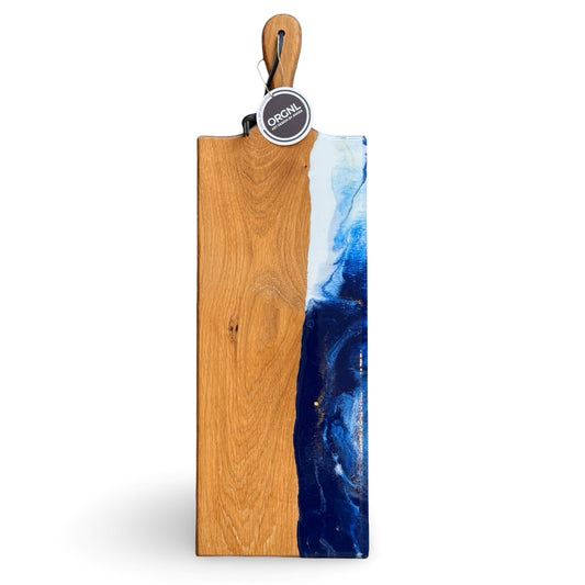 Luxe borrelplank Delftsblauw - 60 cm