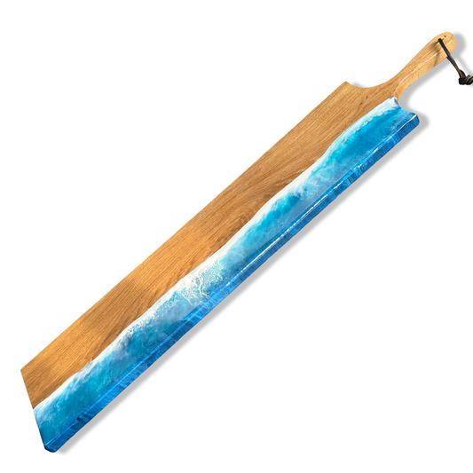 Luxe XXL epoxy borrelplank Zee - 95 cm