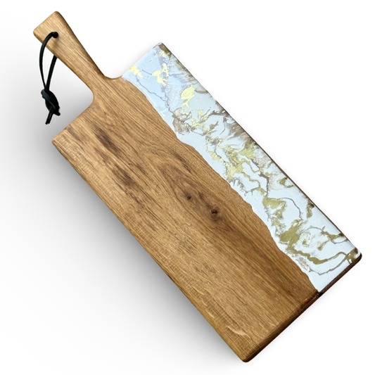 Eikenhouten luxe borrelplank Deluxe 50 cm