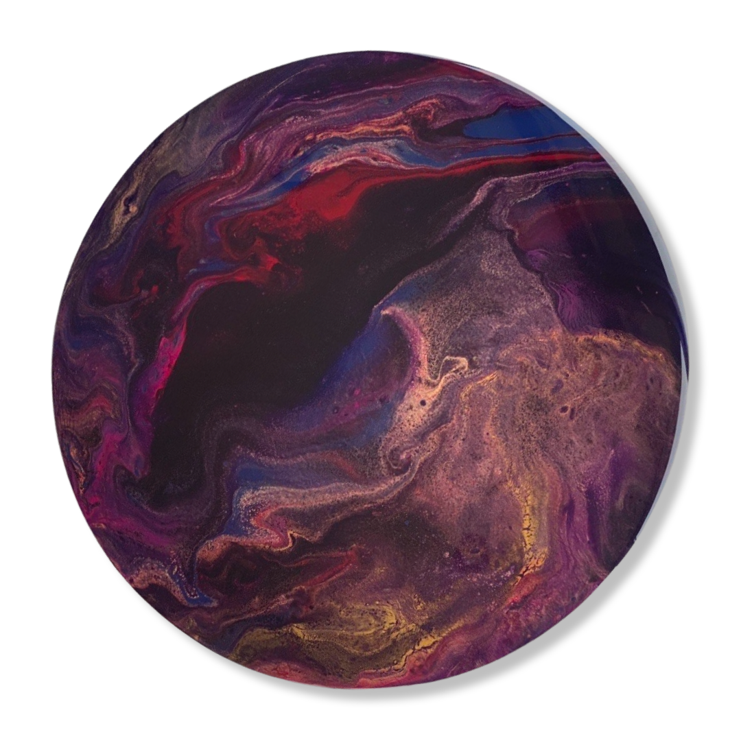 Epoxy schilderij - SHIMMER - 30 cm