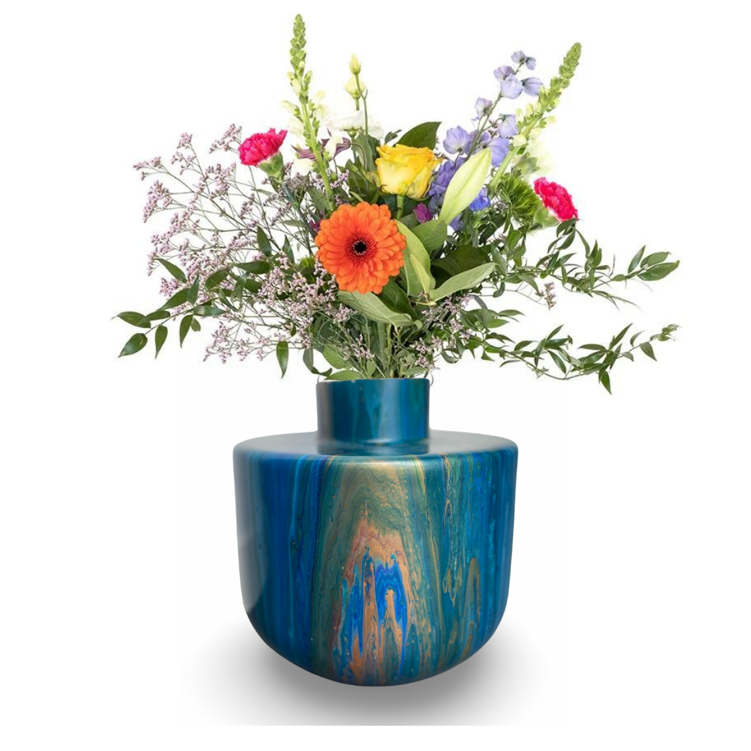 Handgeschilderde vaas no 101