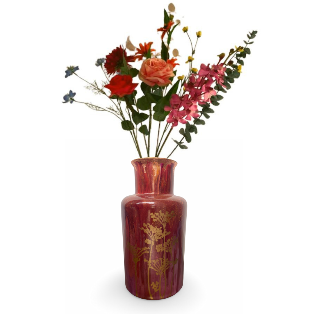 Handgeschilderde vaas no 106