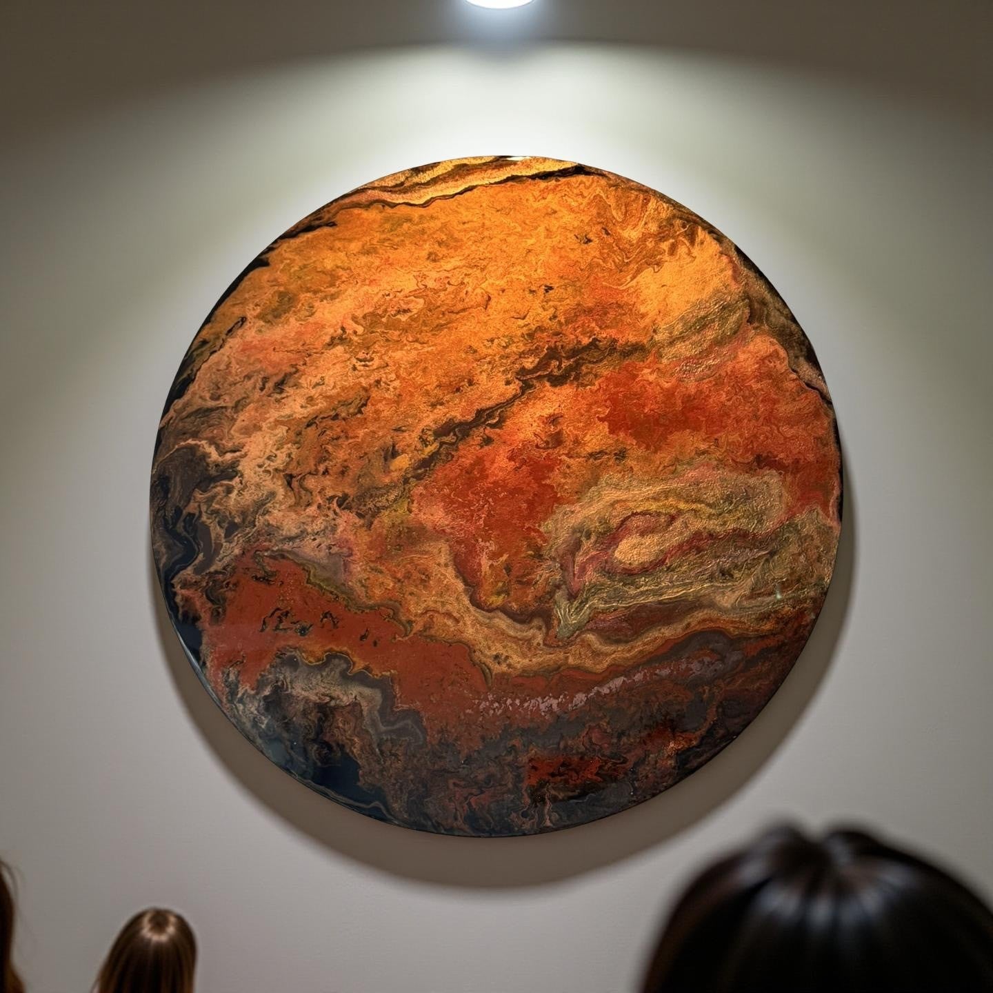 Epoxy schilderij - UNIVERSE - Ø80 cm