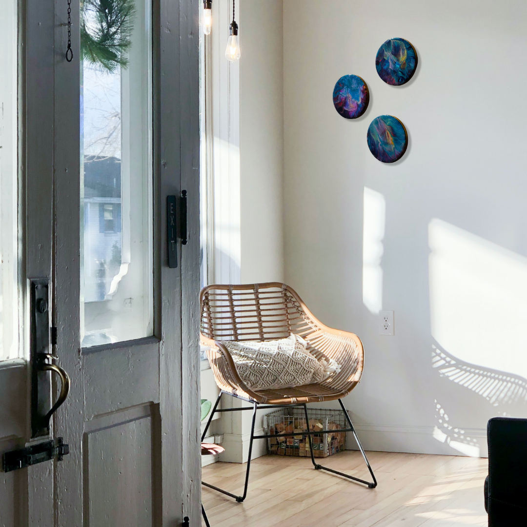 SET VAN 3 BLOOM - Ø10 cm