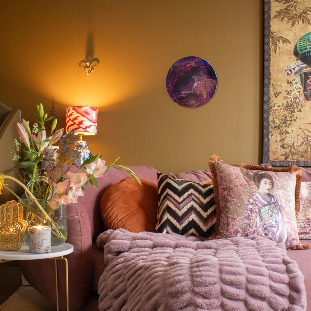 Epoxy schilderij - SHIMMER - 30 cm