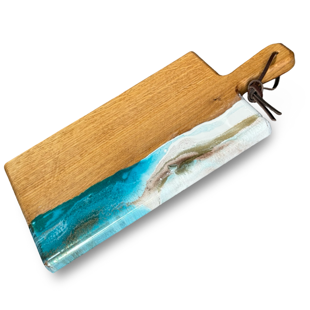 Luxe borrelplank Turquoise - 40 cm