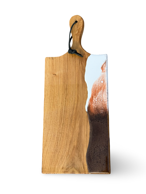 Eikenhouten luxe borrelplank Deluxe 50 cm