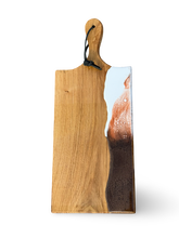 Load image into Gallery viewer, Eikenhouten luxe borrelplank Deluxe 50 cm
