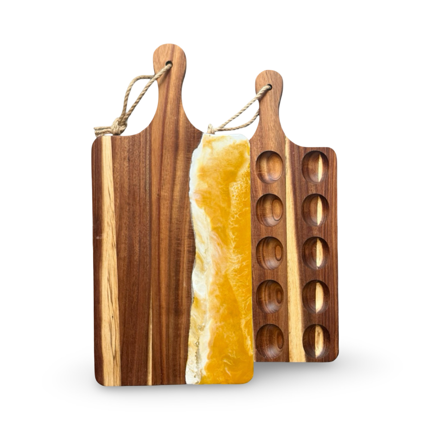 Borrelplank/eierplank-dubbelzijdig 15 gaten