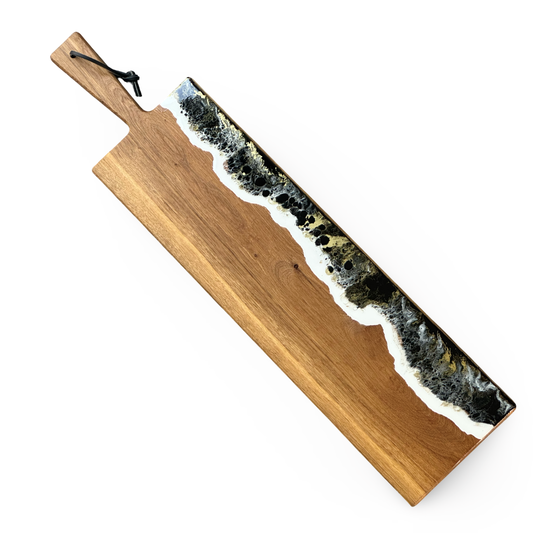 Eikenhouten luxe XL borrelplank Deluxe 80 cm