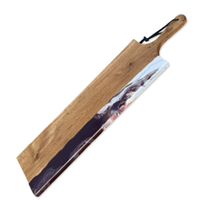 Load image into Gallery viewer, Luxe borrelplank XL Deluxe 80 cm BORDEAUX
