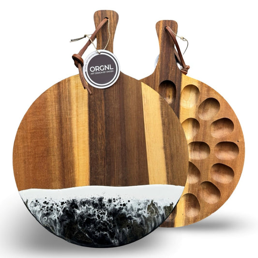 Dubbelzijdige borrelplank/eierplateau-24 gaten