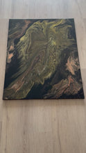 Load and play video in Gallery viewer, Epoxy schilderij - Into the deep unknown 100 x 80 cm
