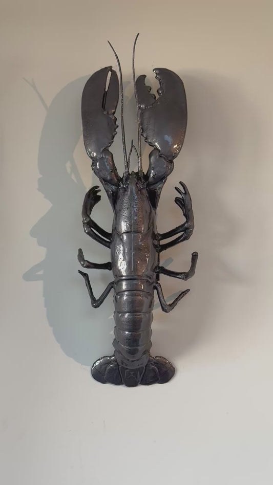 Kreeft decoratie Metal Gun