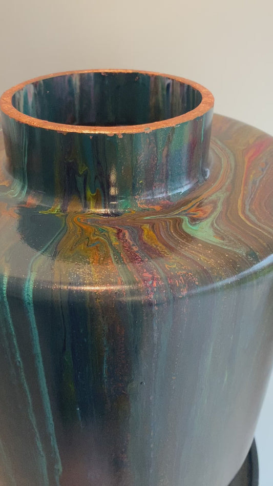 Handgeschilderde vaas XL no 104