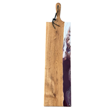 Load image into Gallery viewer, Luxe borrelplank XL Deluxe 80 cm BORDEAUX
