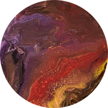 Load image into Gallery viewer, Epoxy schilderijen - AFRICA - Ø30 cm
