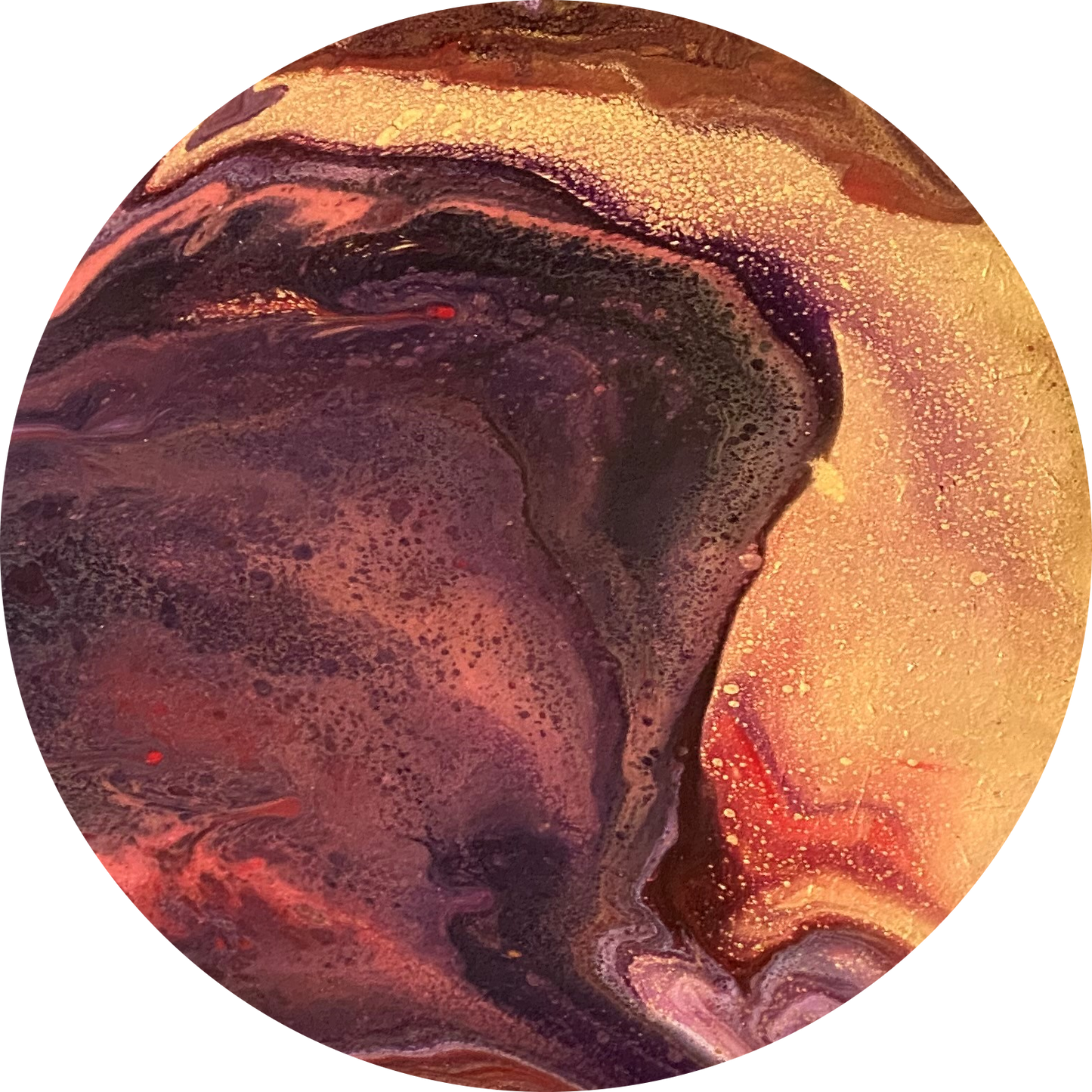 Epoxy schilderijen - AFRICA - Ø30 cm