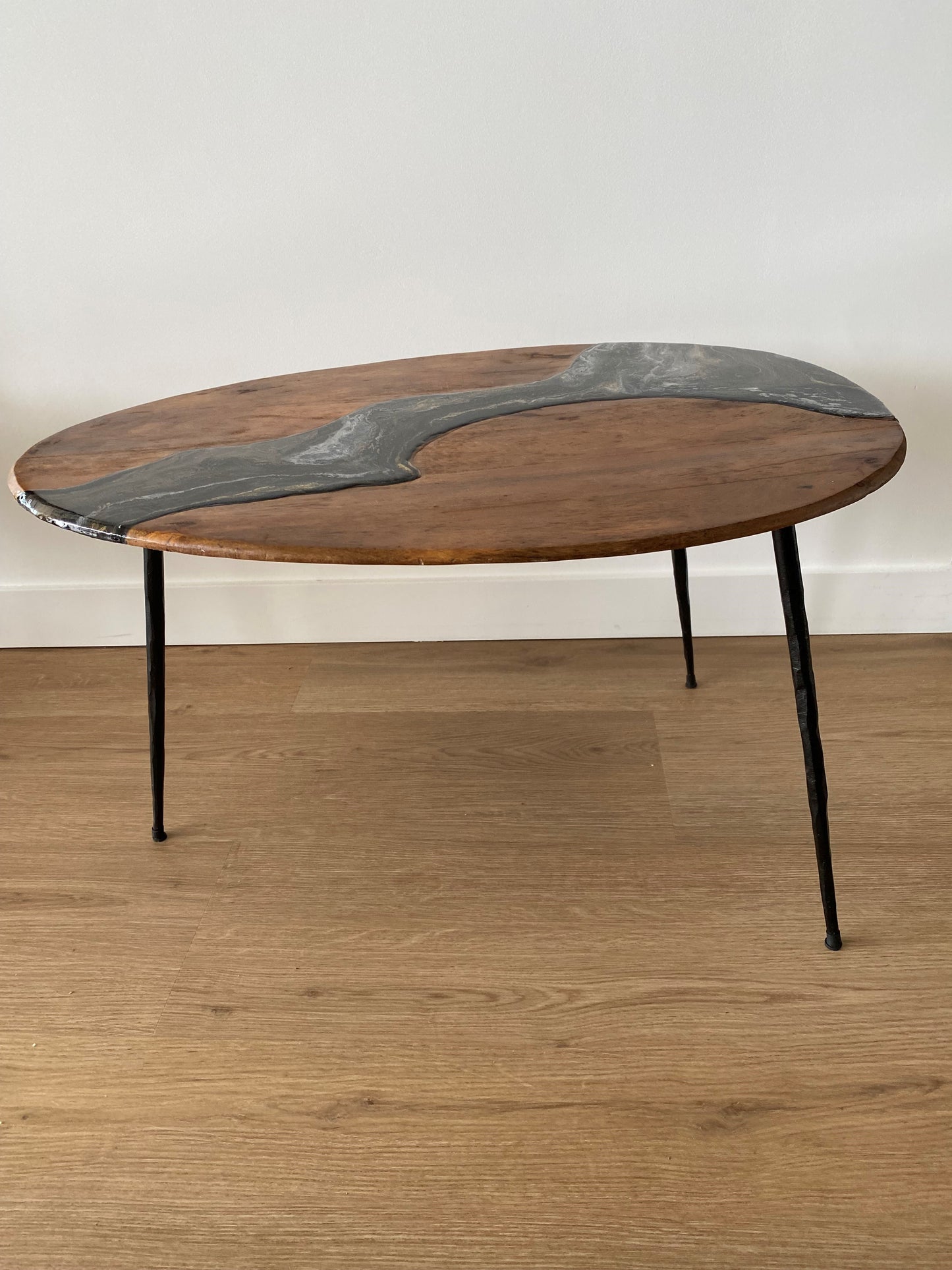 Bijzettafel epoxy Galaxy river 70x50x40