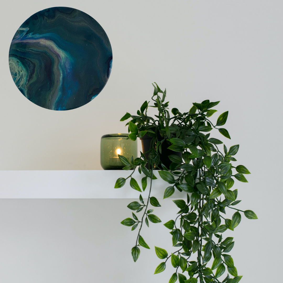 BLUE LACE AGATE - Ø20 cm