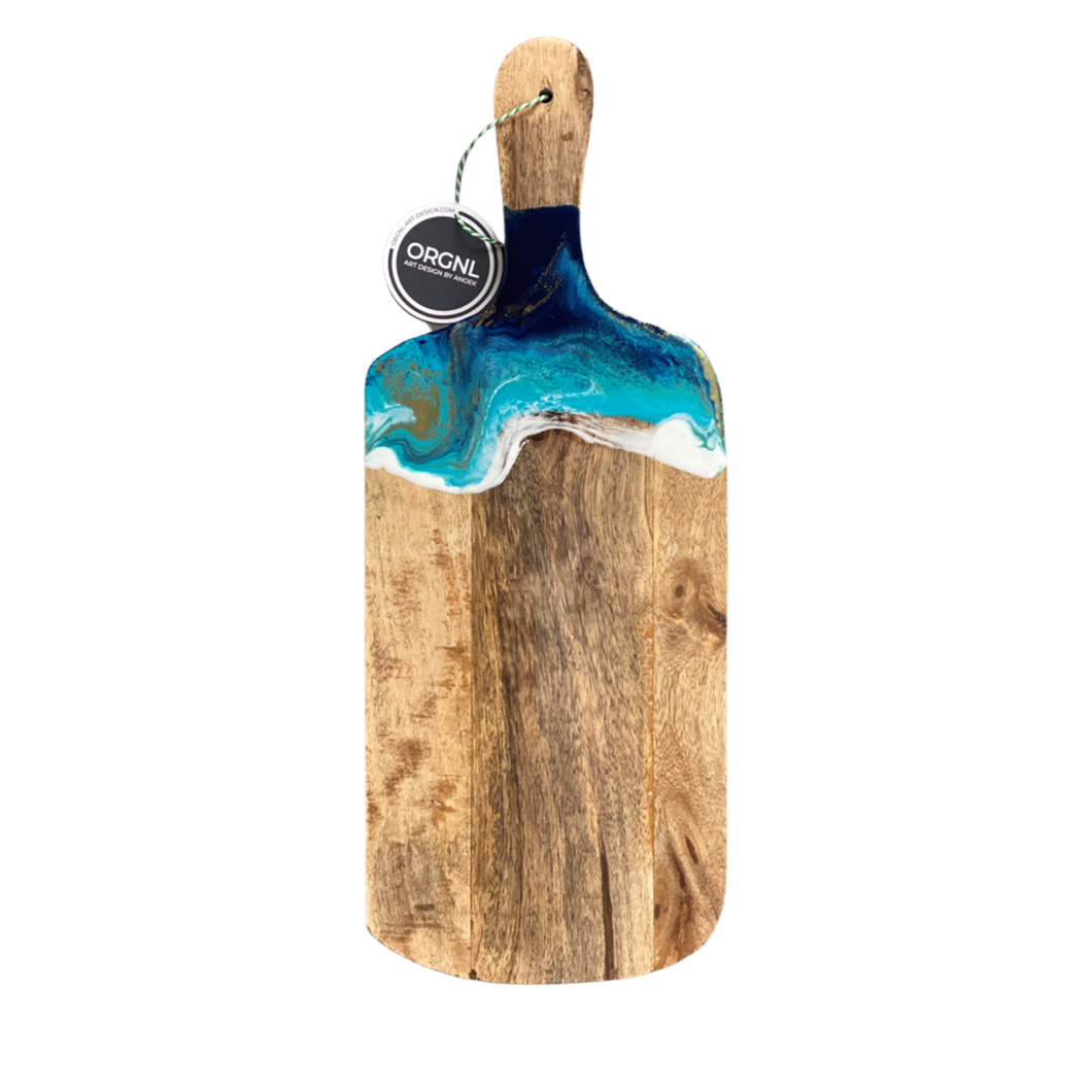 Borrelplank met epoxy Ocean 6