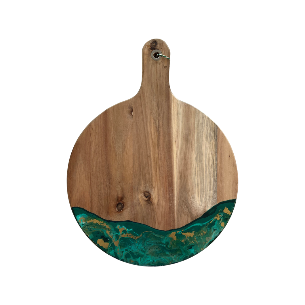 Epoxy borrelplank rond 5