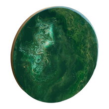 Afbeelding in Gallery-weergave laden, Epoxy schilderij - GREEN PLANET - 40 cm
