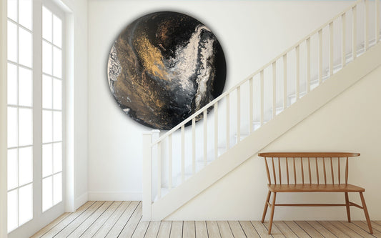 Epoxy schilderij - MILKY WAY - Ø100 cm