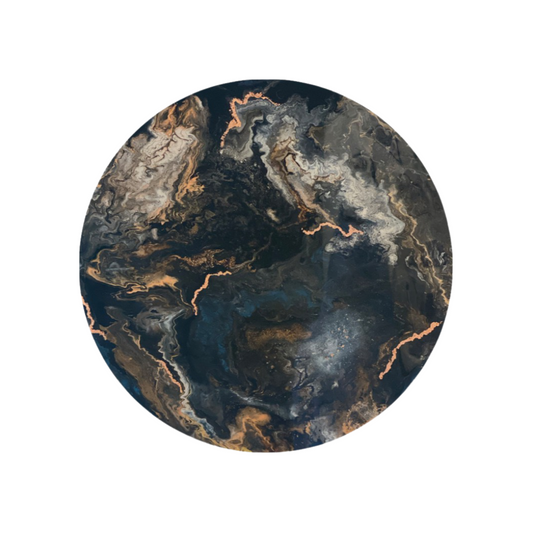 KOSMOS - Ø80 cm. Maatwerk kunst opdracht