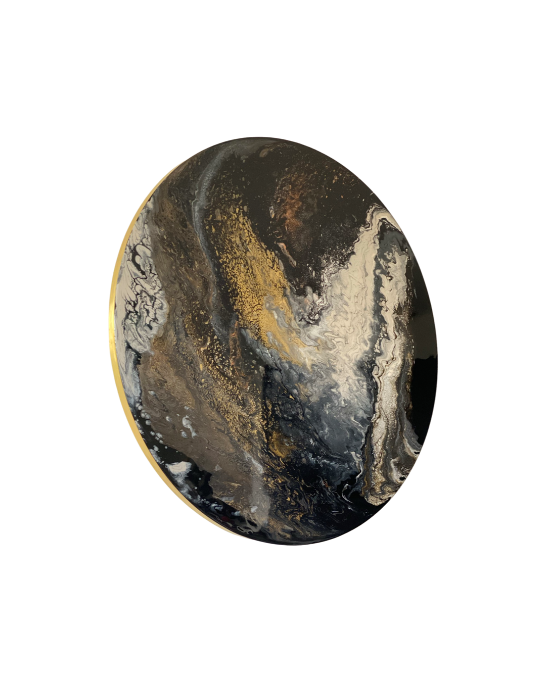 Epoxy schilderij - MILKY WAY - Ø100 cm