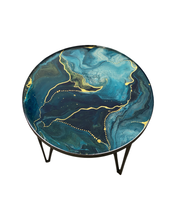 Load image into Gallery viewer, OCEAN - epoxy bijzettafel - Ø35 cm
